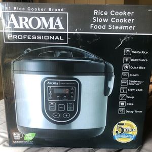 Aroma Pro Rice Cooker, Slow Cooker, Steamer.